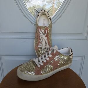Mi.iM Gold Glitter Sneakers